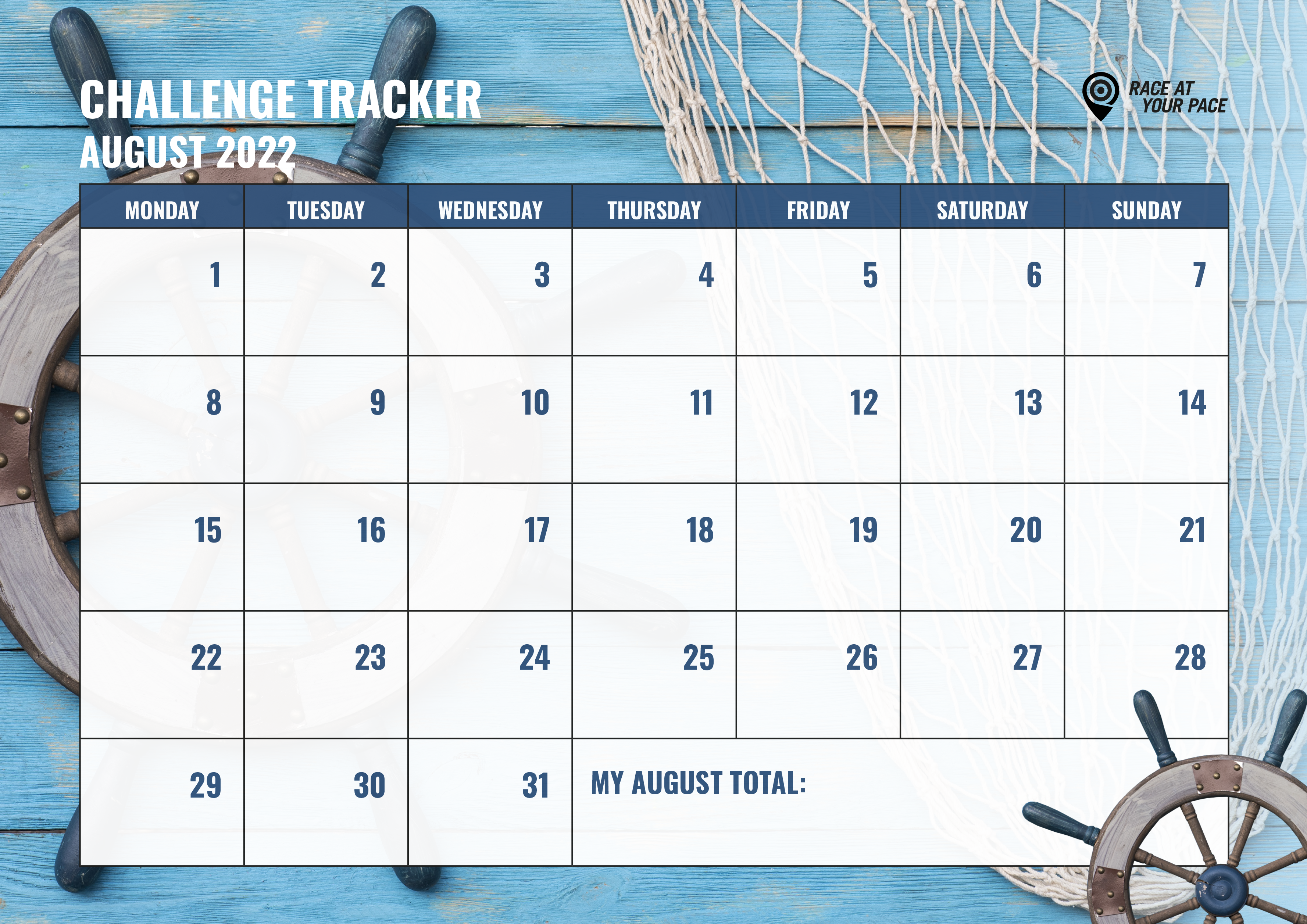 August 2022 Tracker